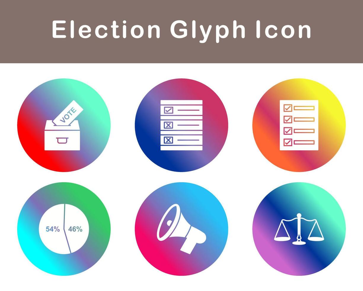 Election Vector Icon Set