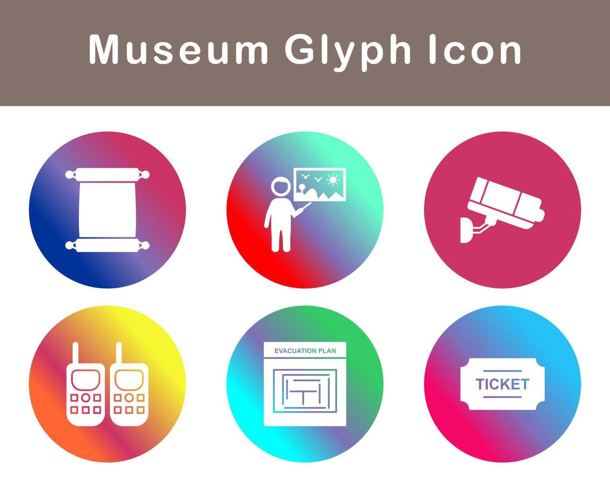 Museum Vector Icon Set