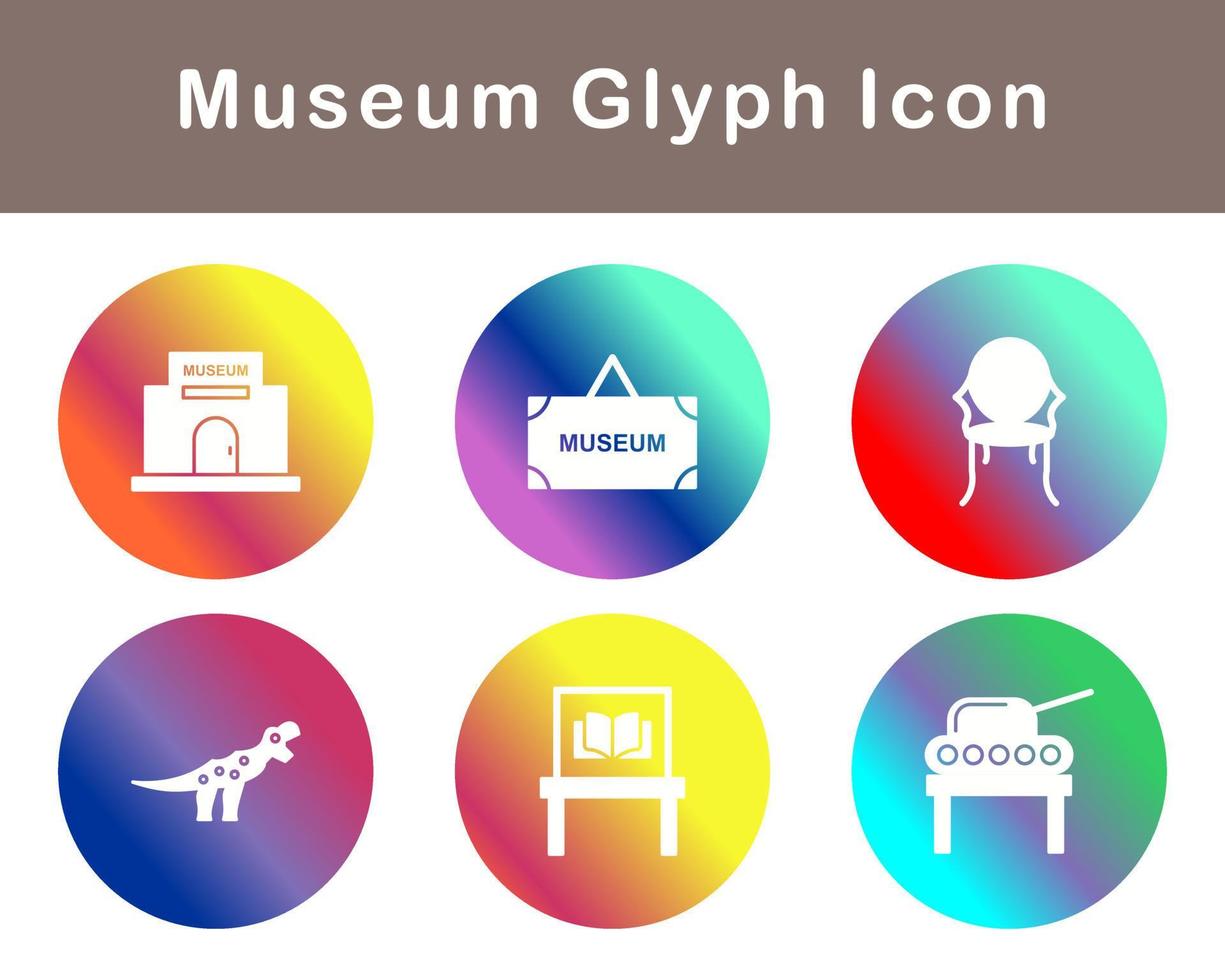 Museum Vector Icon Set