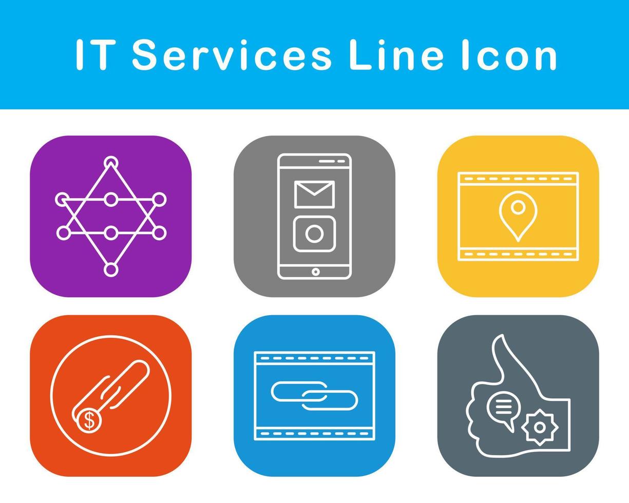 IT Services Vector Icon Set