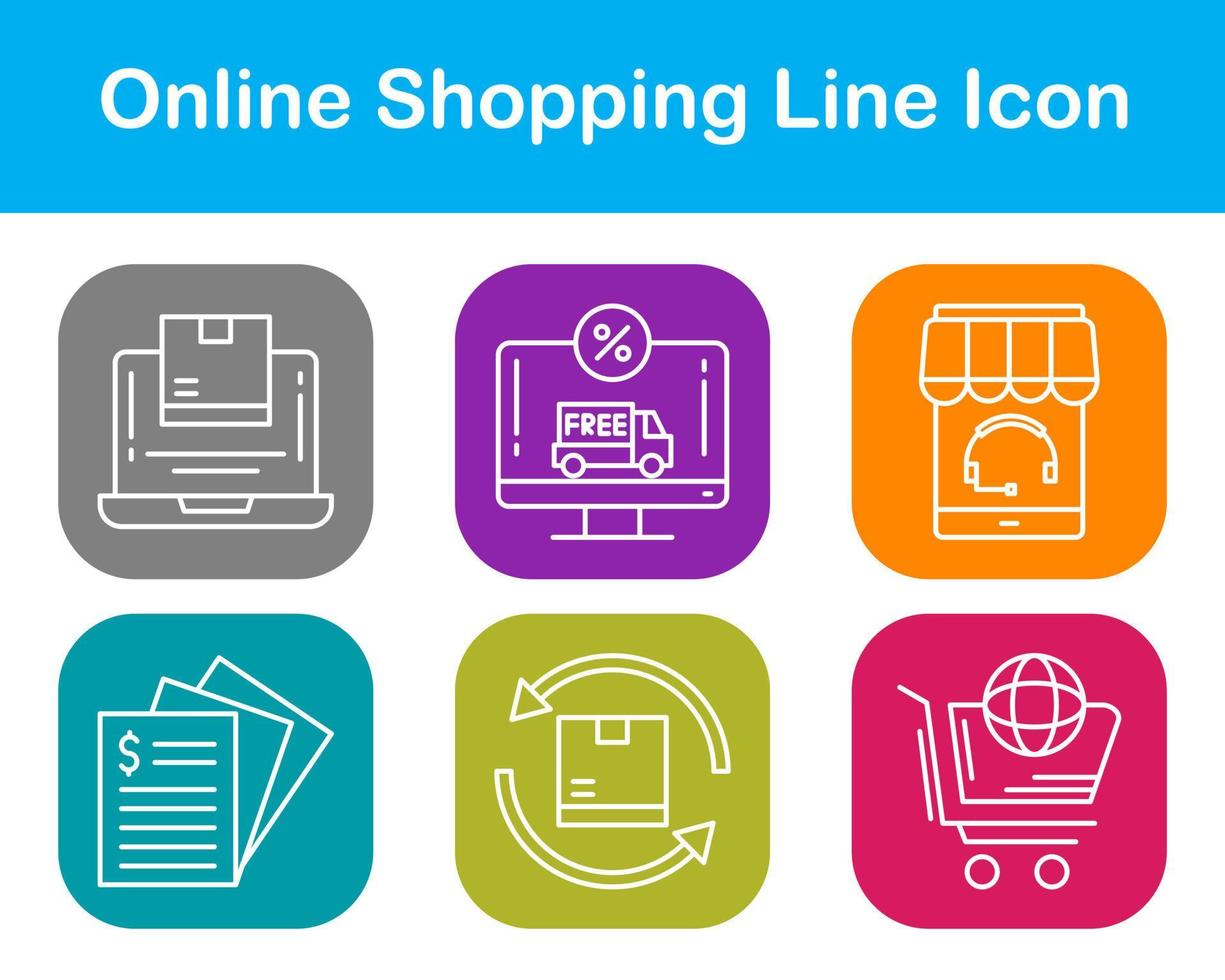 Online Education Vector Icon Set