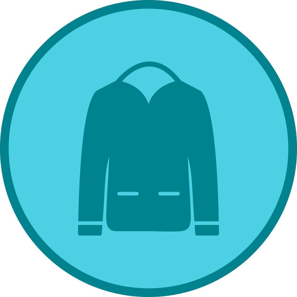 Men Jacket Unique Vector Icon