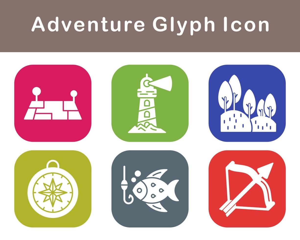 Adventure Vector Icon Set