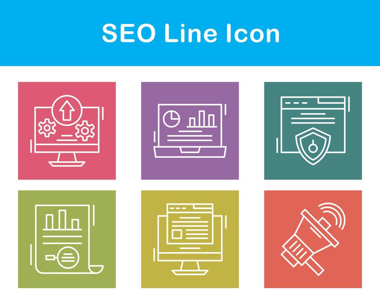 SEO Vector Icon Set