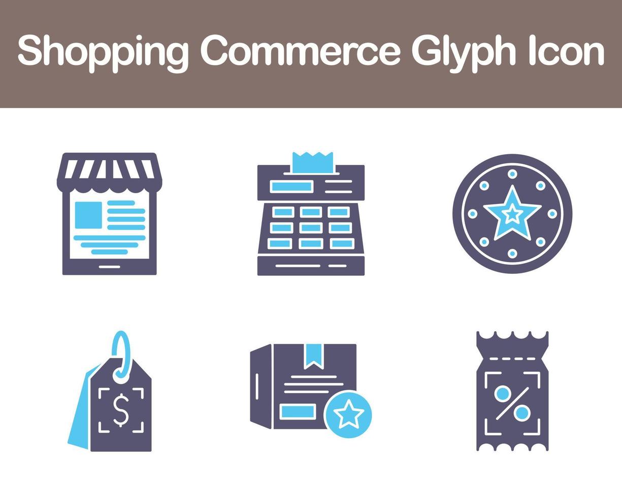 Shopping Commerce Vector Icon Set