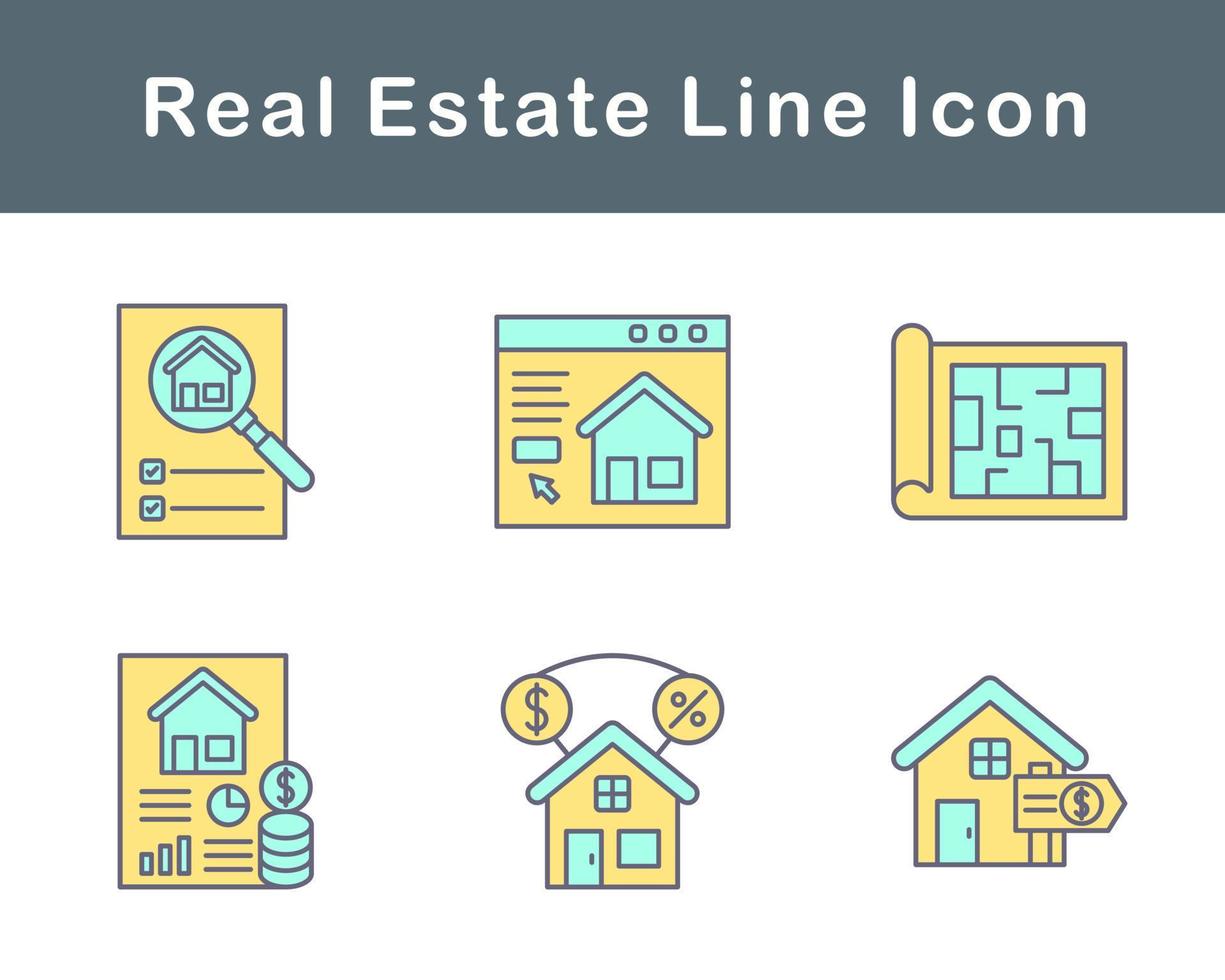 Real Estate Vector Icon Set