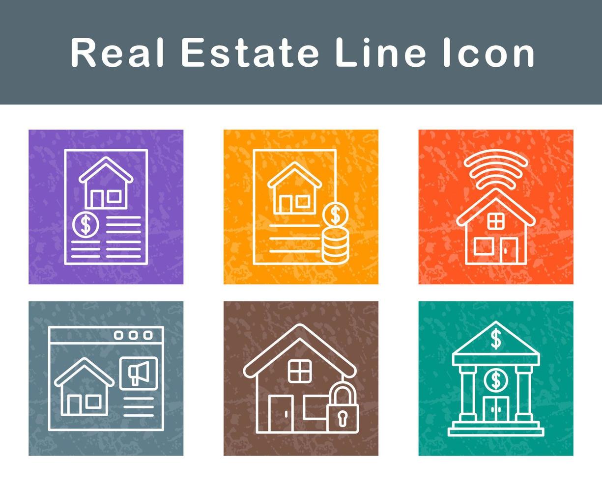 Real Estate Vector Icon Set