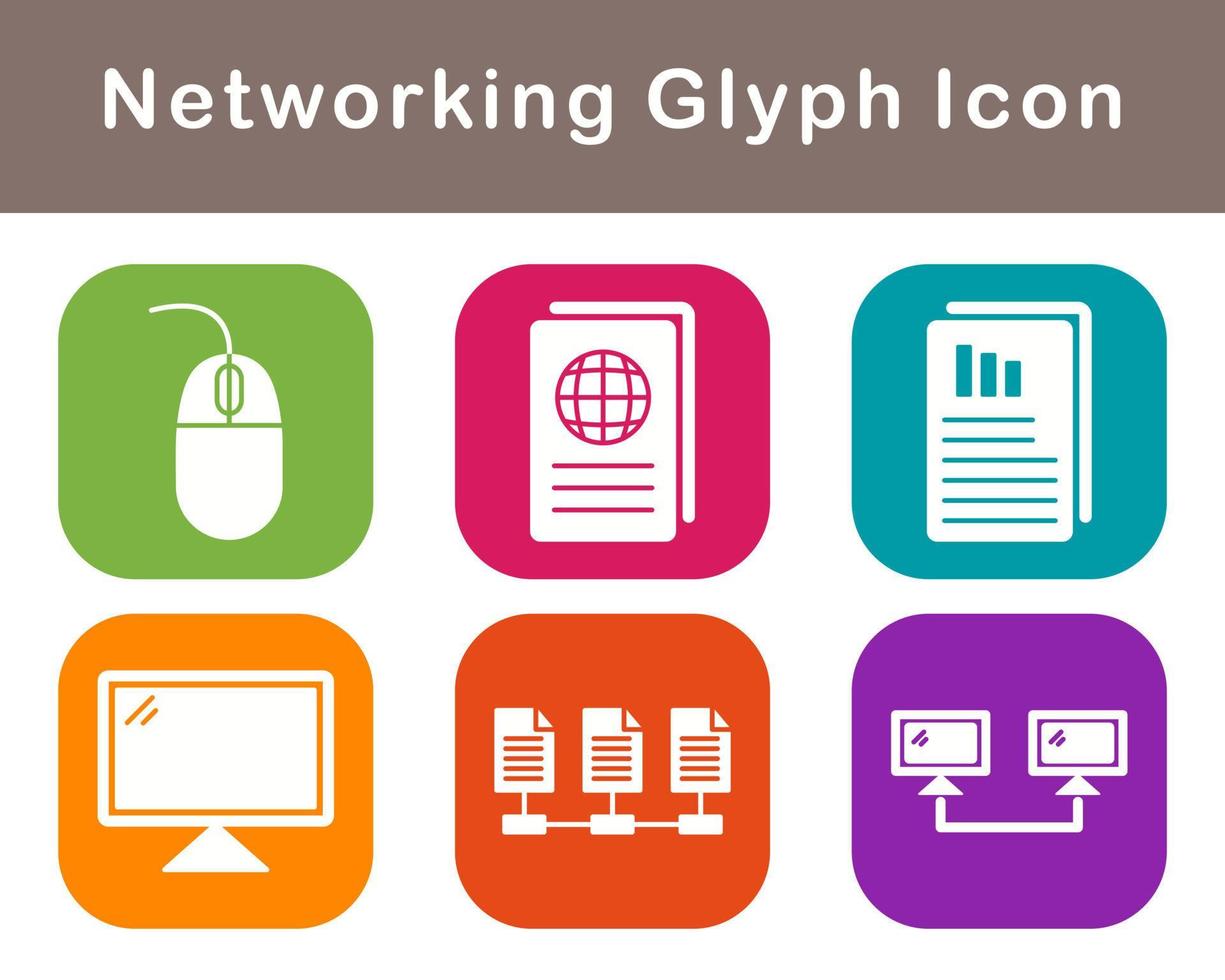 Networking Vector Icon Set