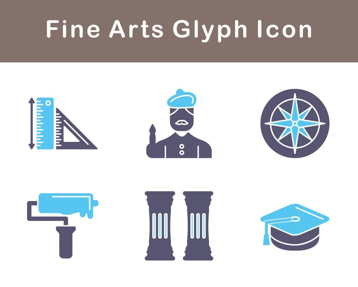 Fine Arts Vector Icon Set