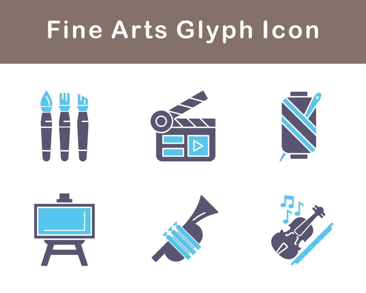 Fine Arts Vector Icon Set