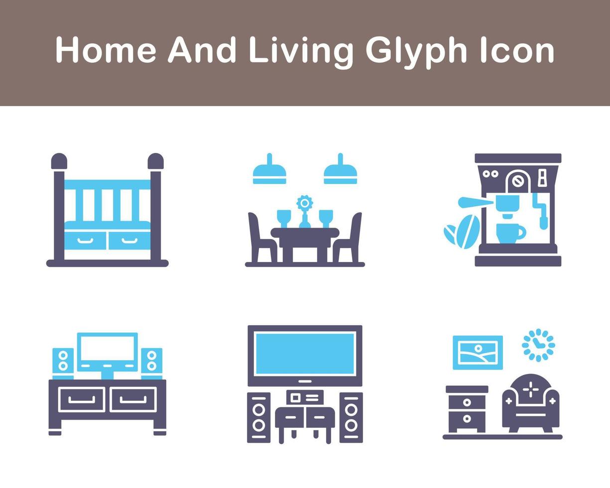 Home And Living Vector Icon Set