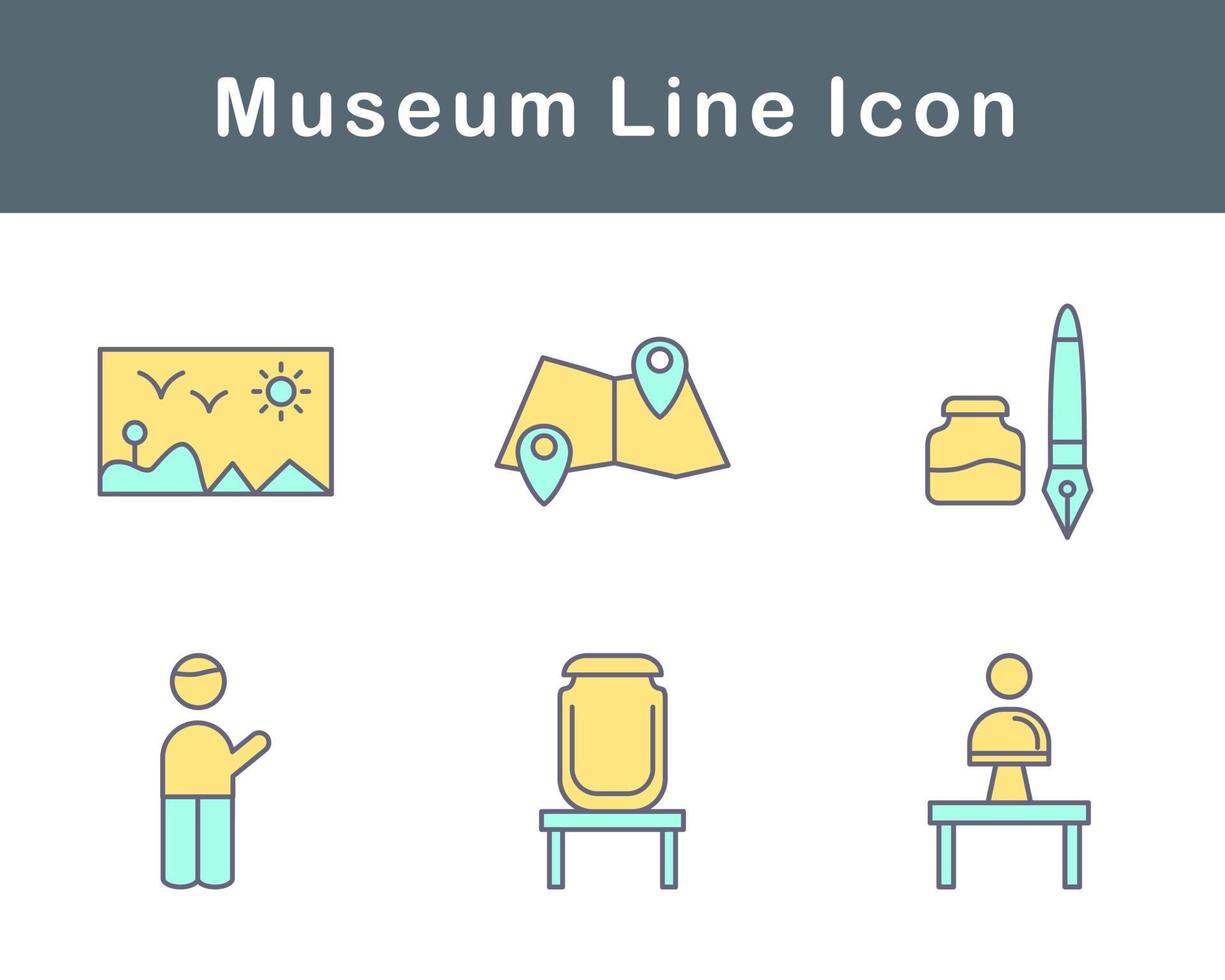 Museum Vector Icon Set