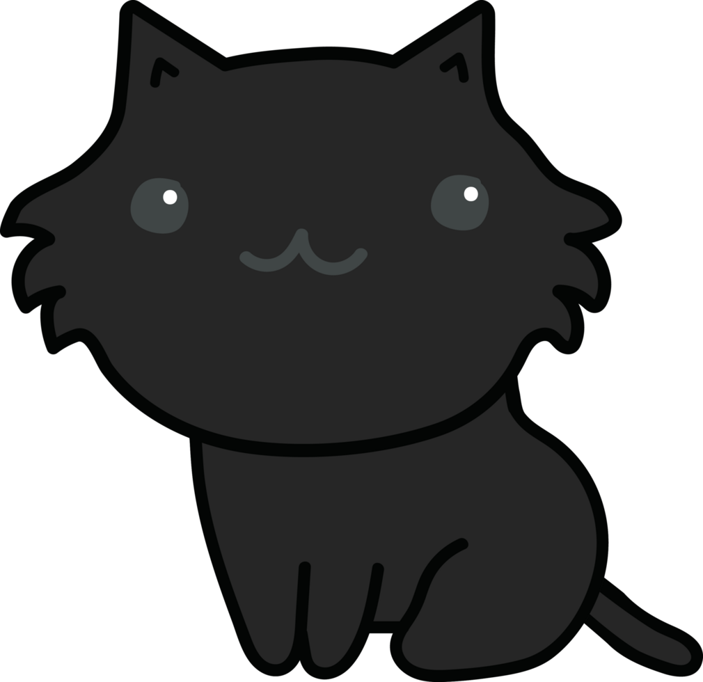 personnage de dessin animé de chat png