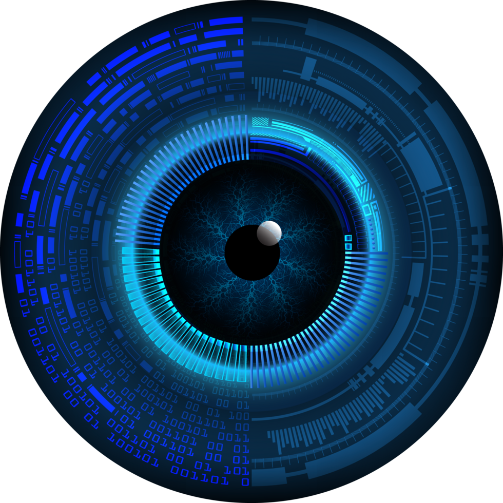 modern technologie oog uitsnijden png