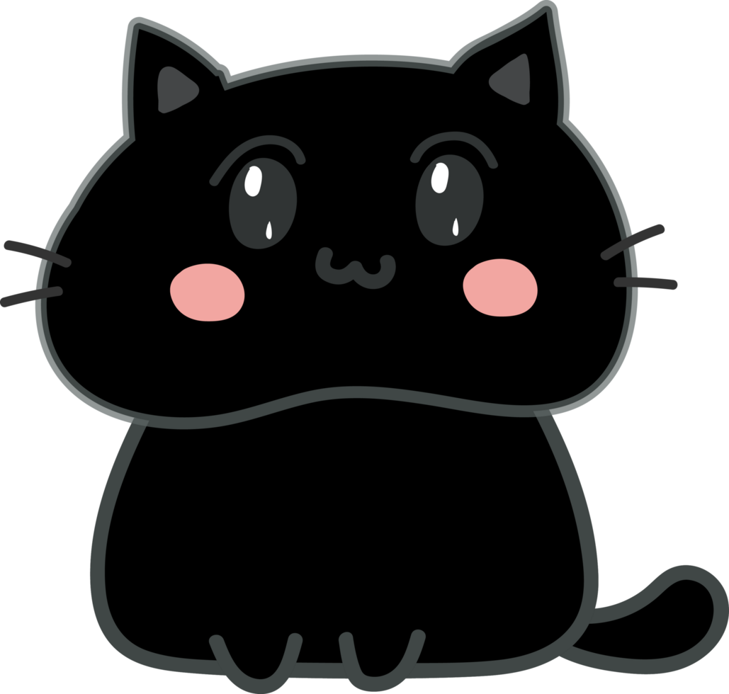 gatto cartone animato personaggio ritagliare png