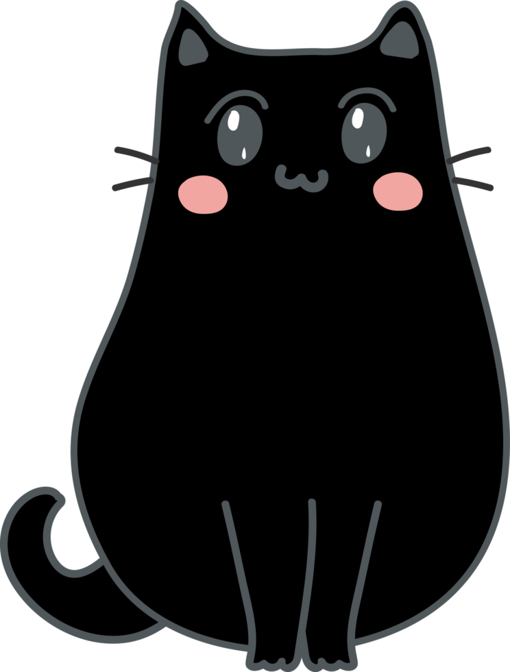 gatto cartone animato personaggio ritagliare png