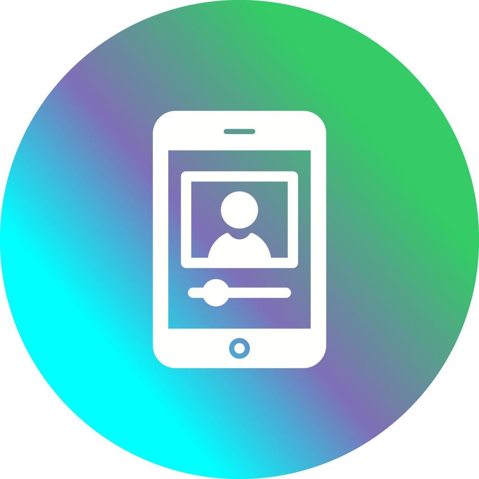 Vlog Unique Vector Icon