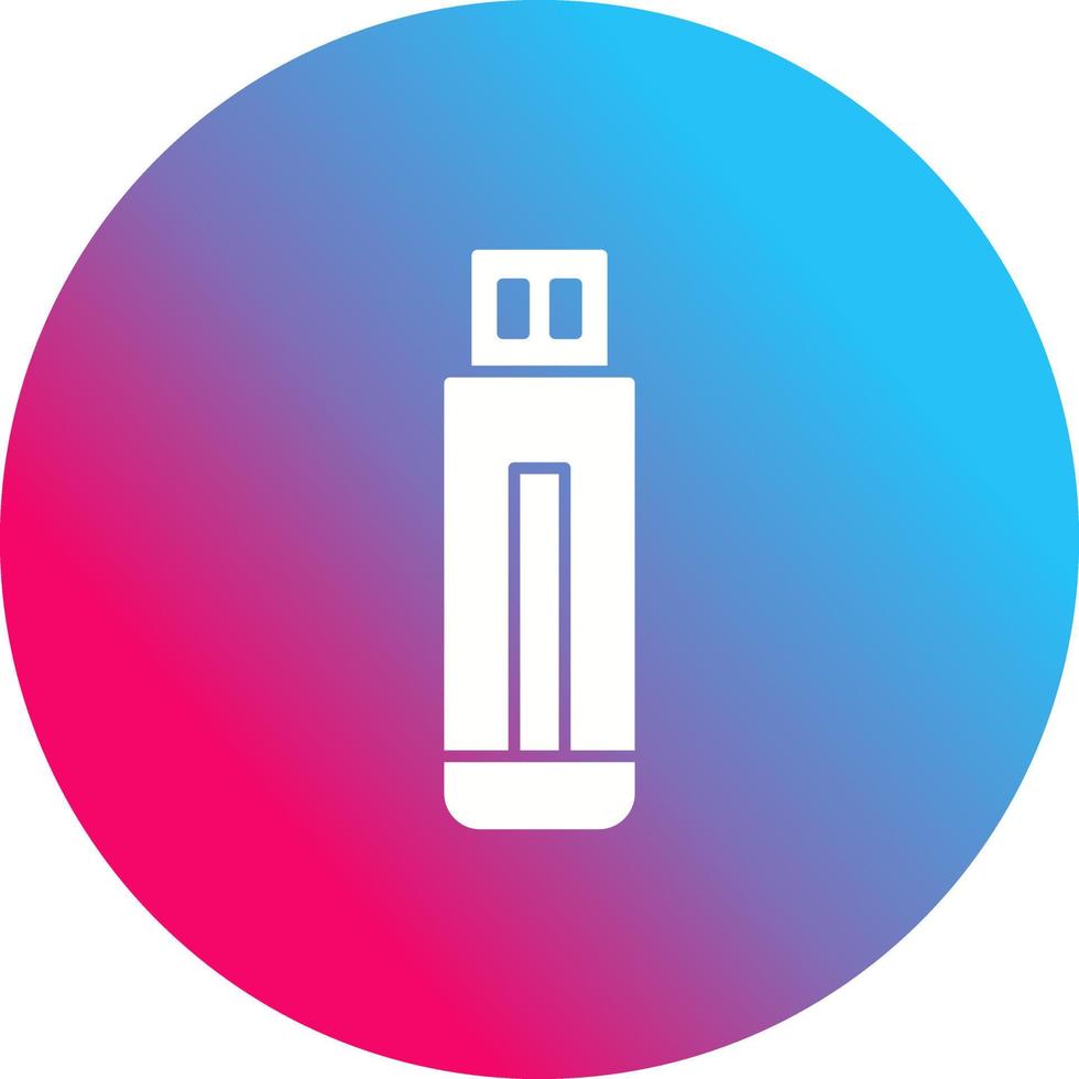 USB Drive Unique Vector Icon