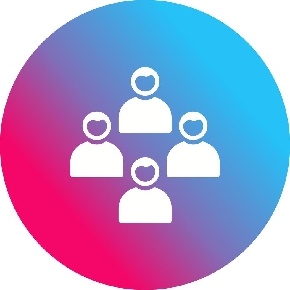 Network Group Unique Vector Icon