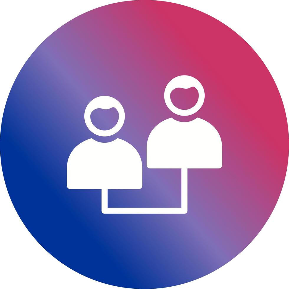 Connected Profiles Unique Vector Icon