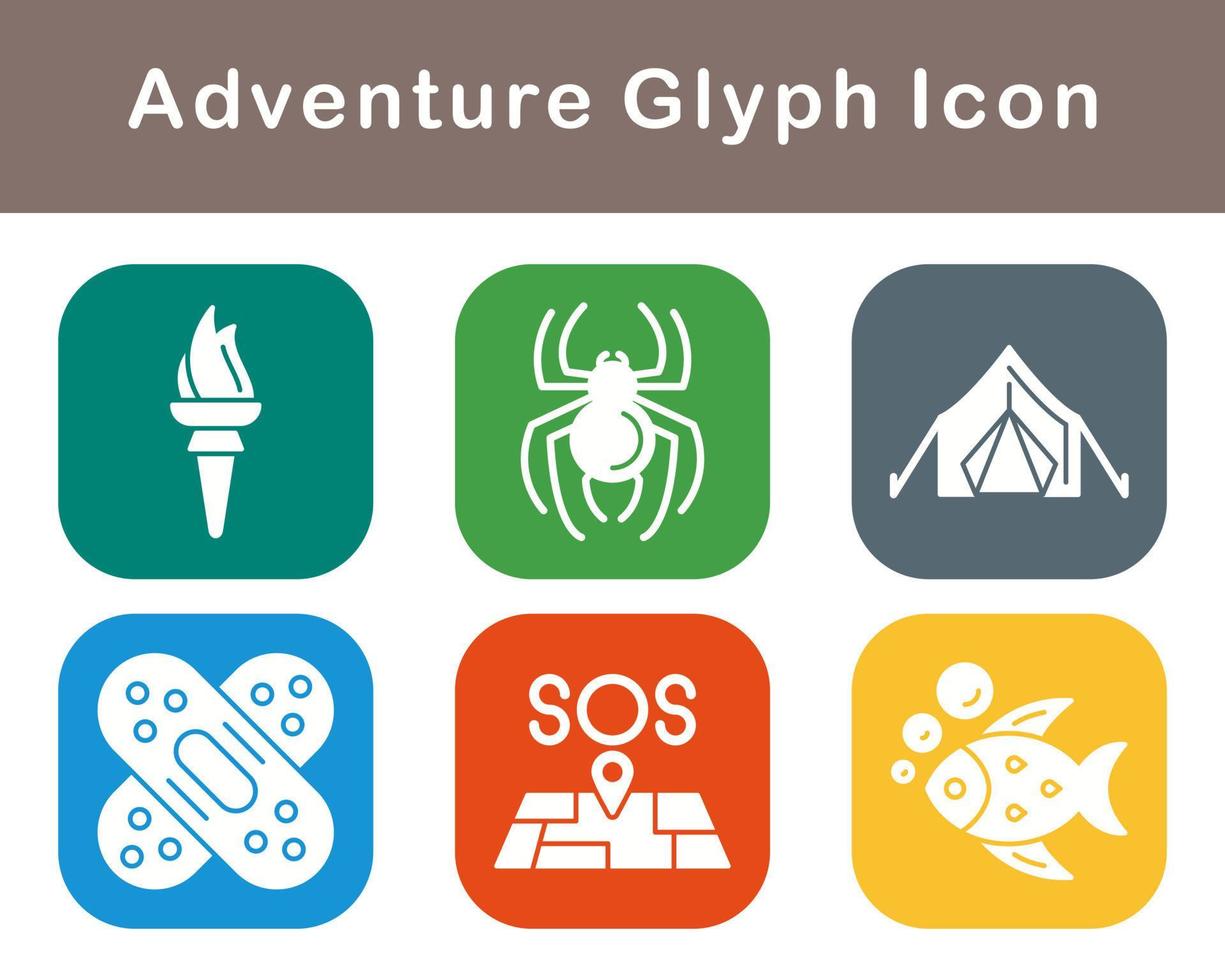 Adventure Vector Icon Set