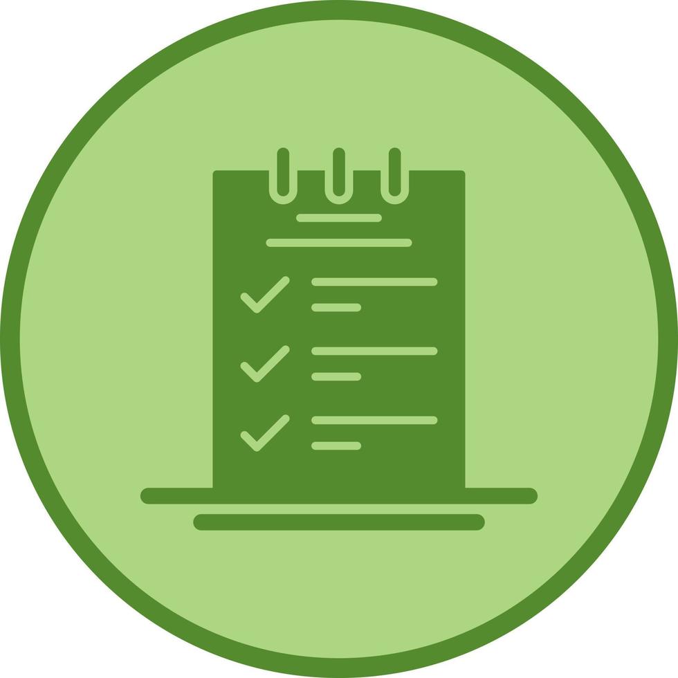 Booking CheckList Unique Vector Icon