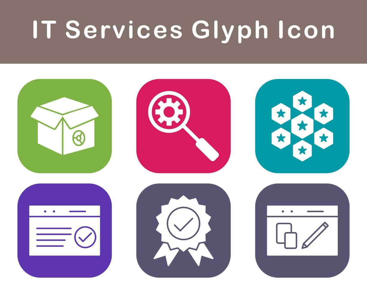 IT Services Vector Icon Set