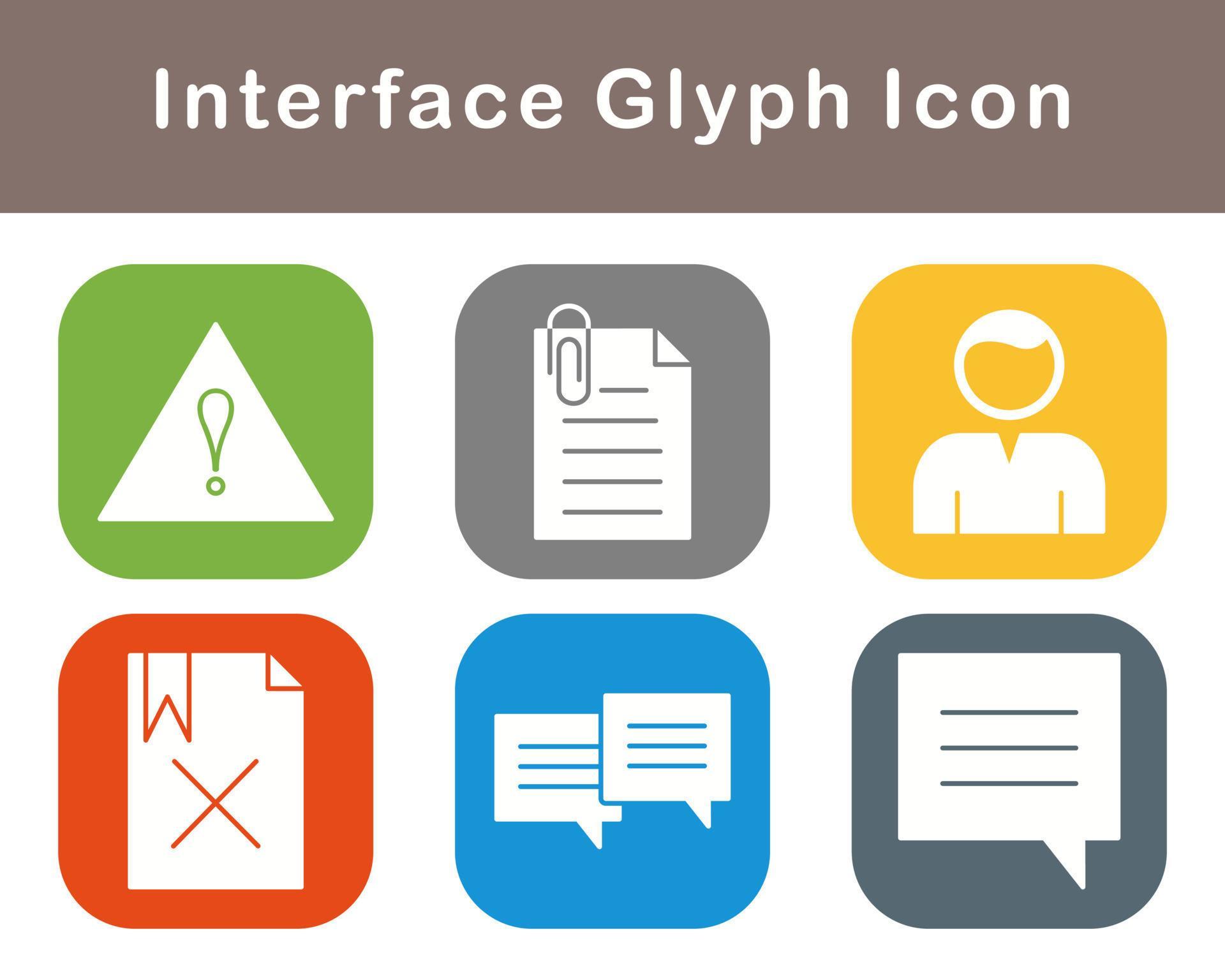 Interface Vector Icon Set 21124066 Vector Art at Vecteezy