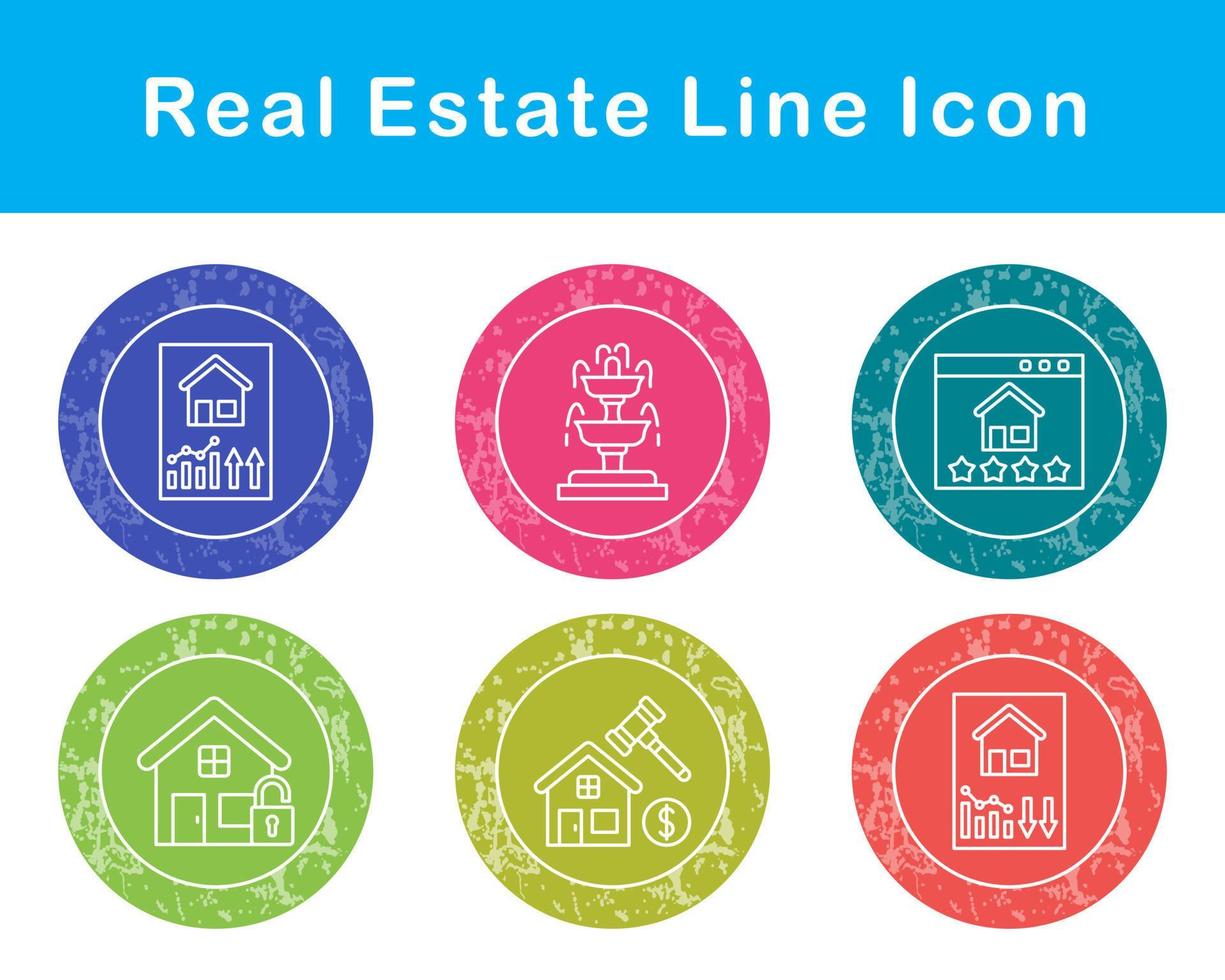 Real Estate Vector Icon Set