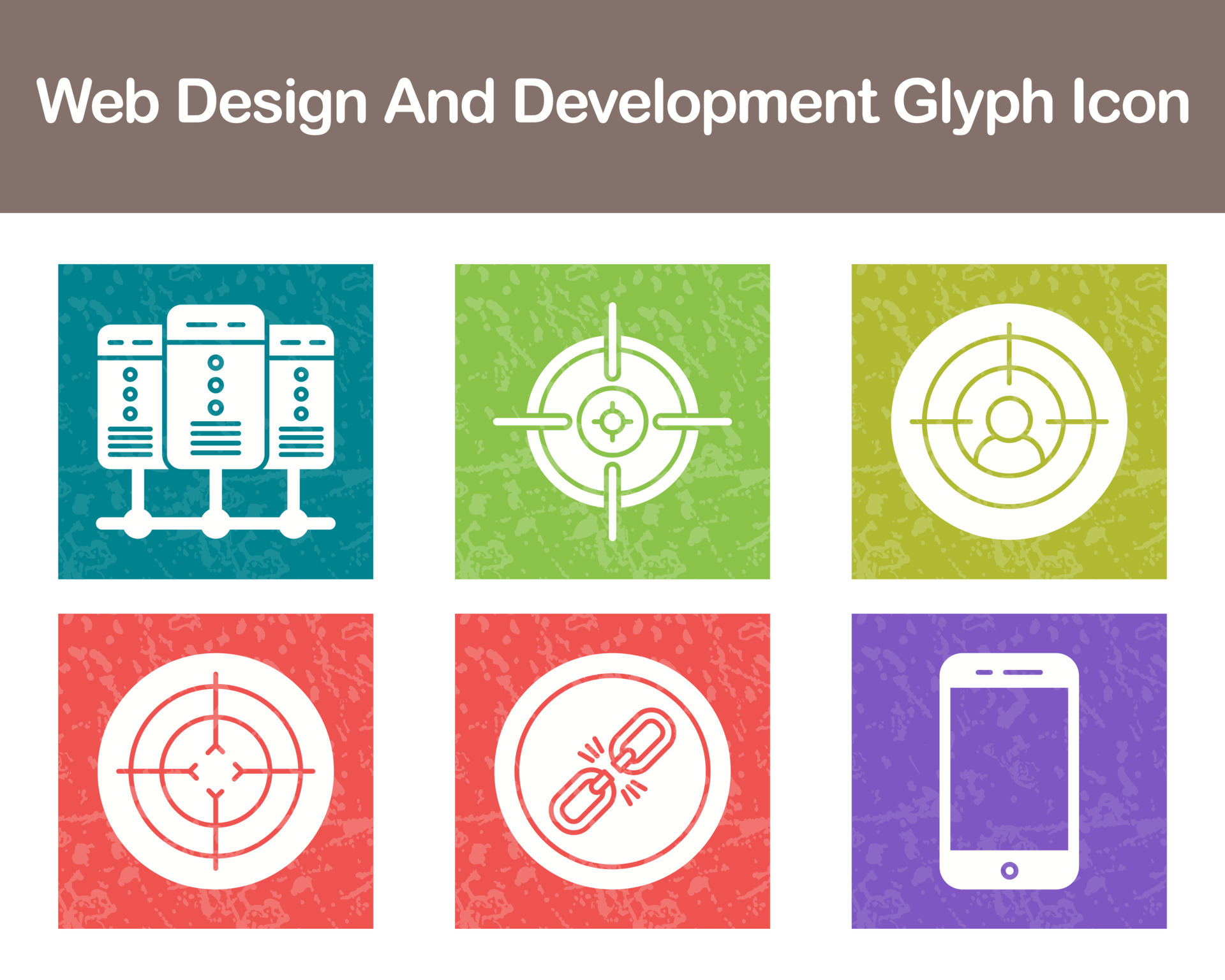 Web Design And Development Vector Icon Set 21124183 Vector Art at Vecteezy