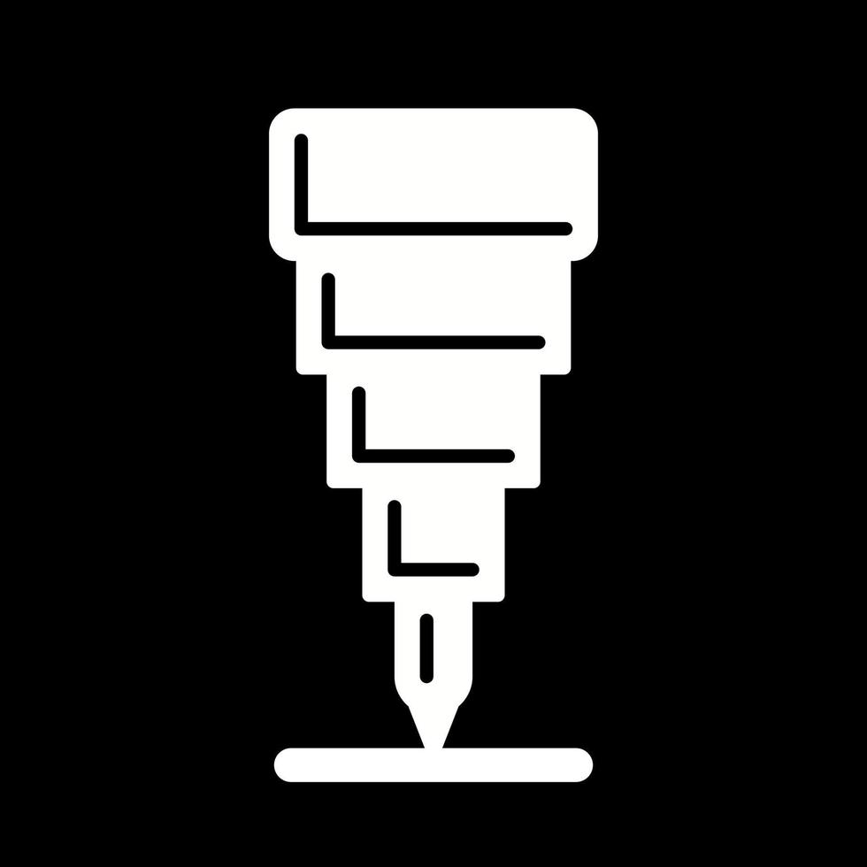 Fine Tip Pen Unique Vector Icon