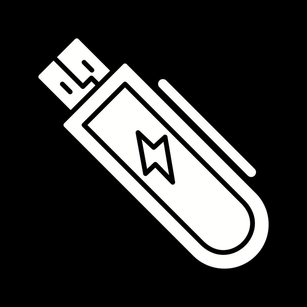 USB único vector icono