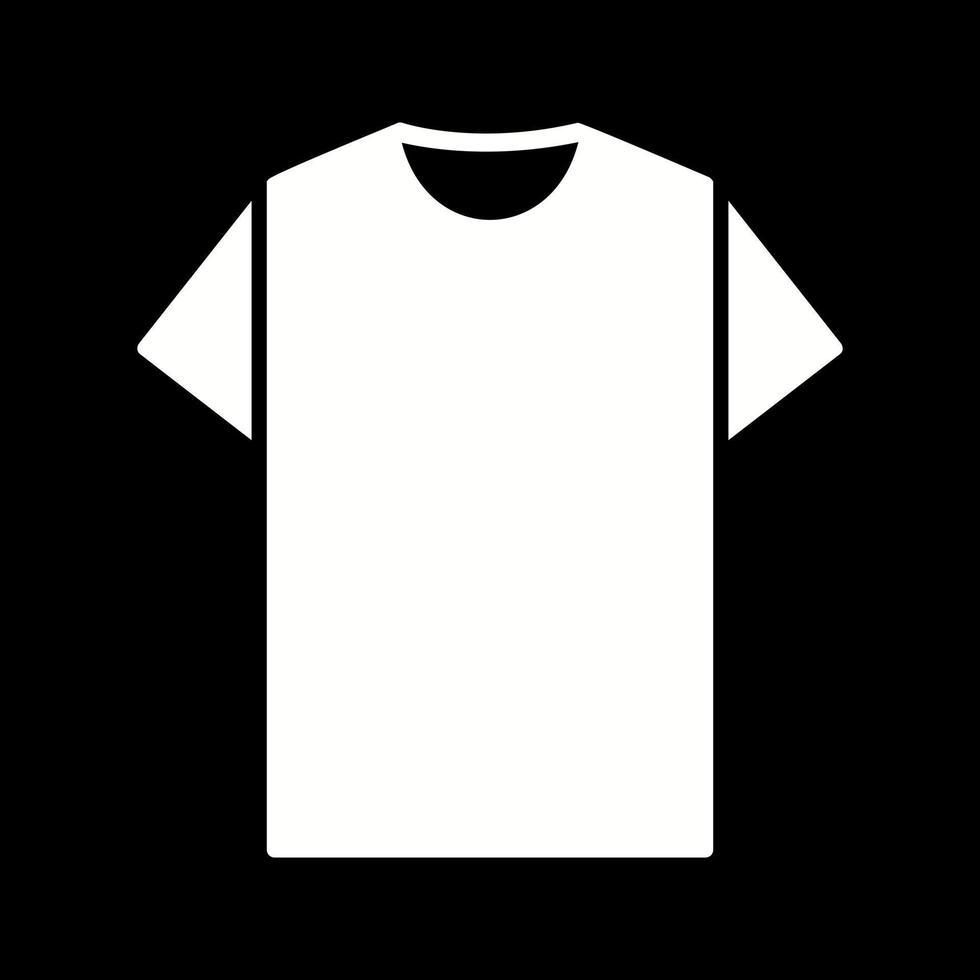 llanura t camisa único vector icono