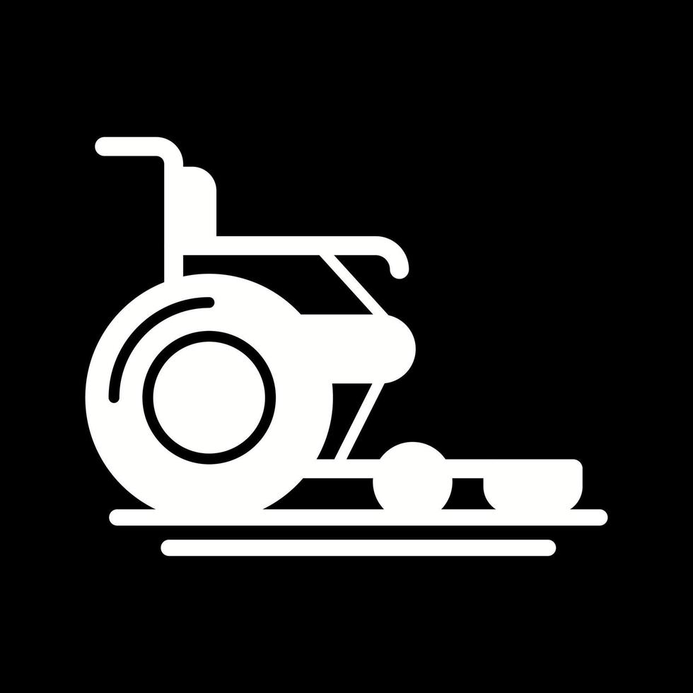 Wheel Chair Unique Vector Icon