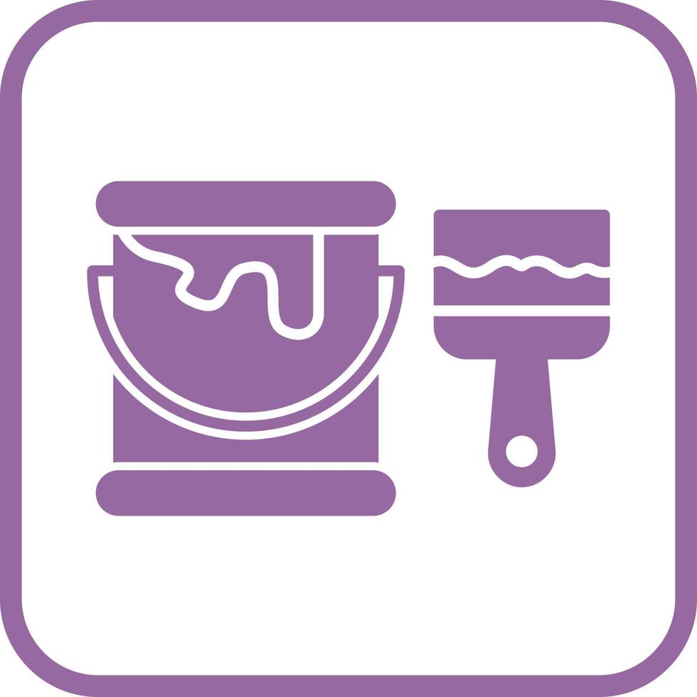 Paint Brush Unique Vector Icon