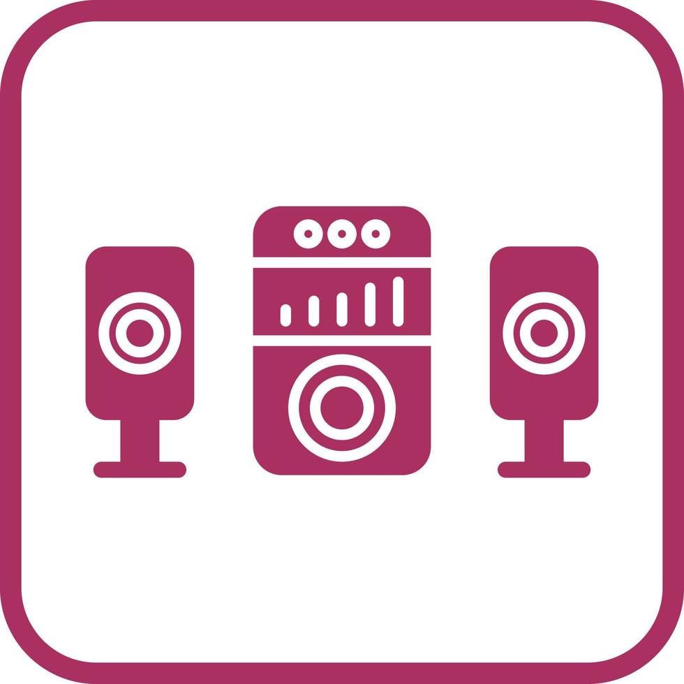 Sound System Unique Vector Icon