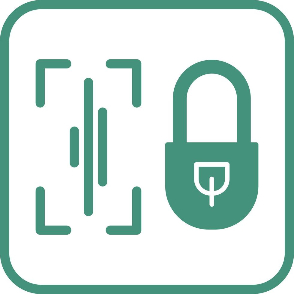 Voice Lock Unique Vector Icon