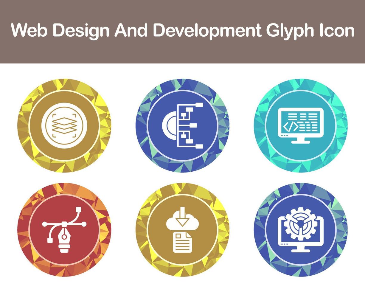 Web Design And Development Vector Icon Set