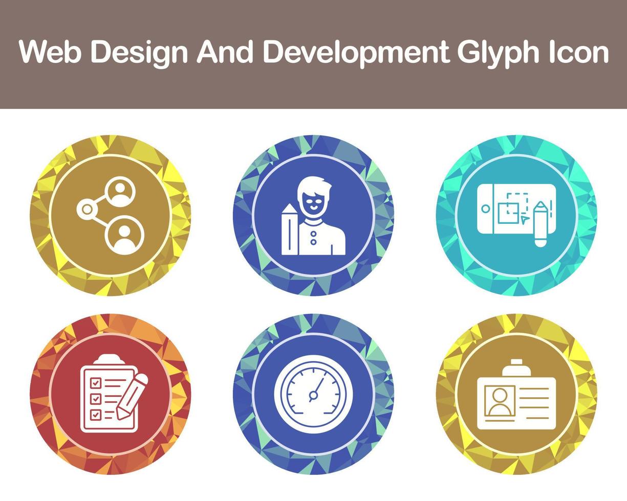 Web Design And Development Vector Icon Set
