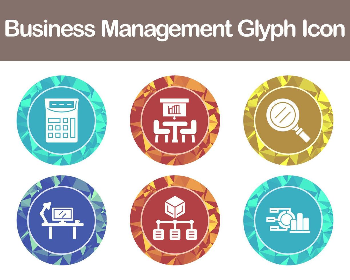 Business Management Vector Icon Set