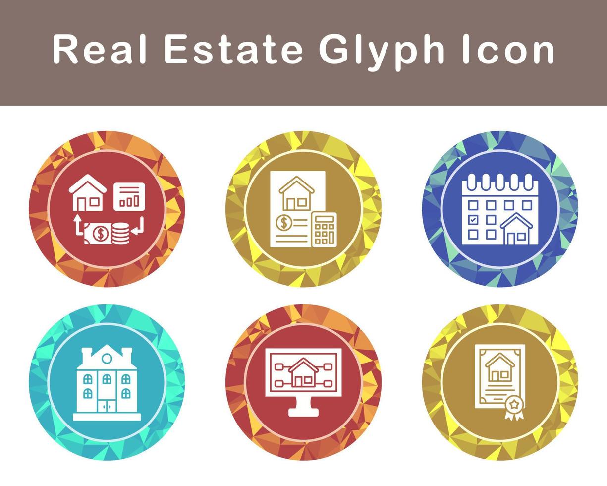 Real Estate Vector Icon Set