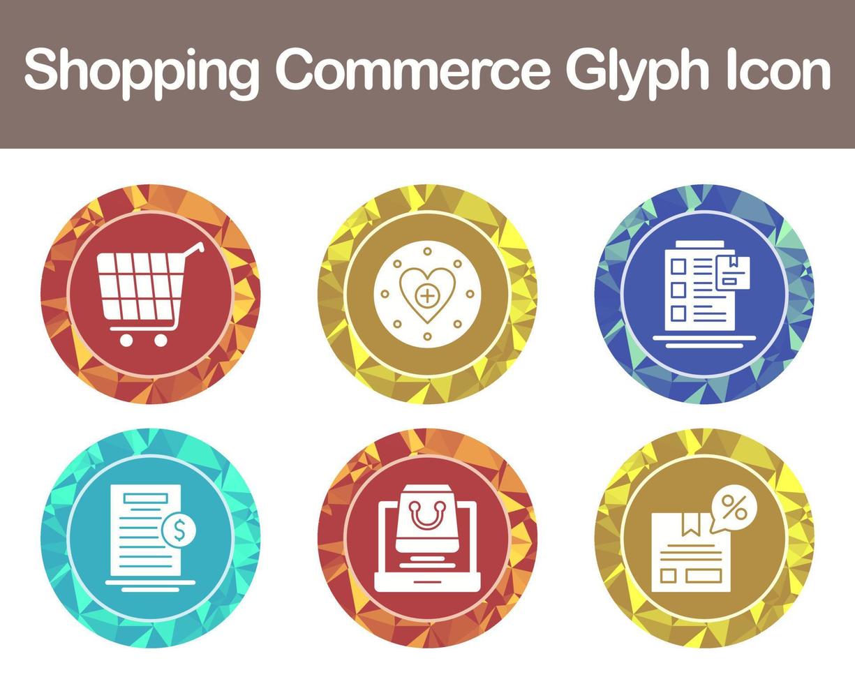 Shopping Commerce Vector Icon Set