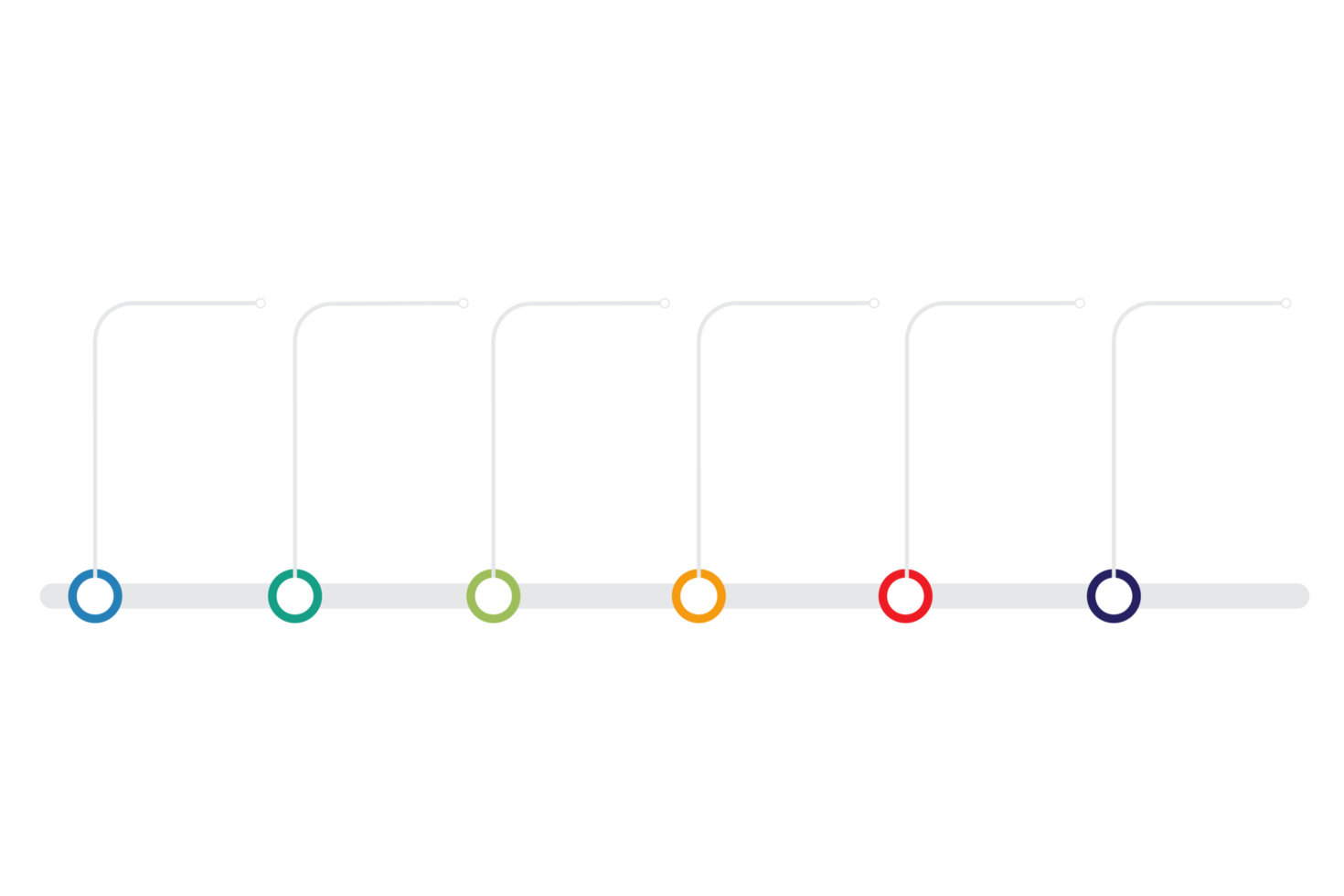 Infografica attività commerciale modello opzioni icona oggetto png