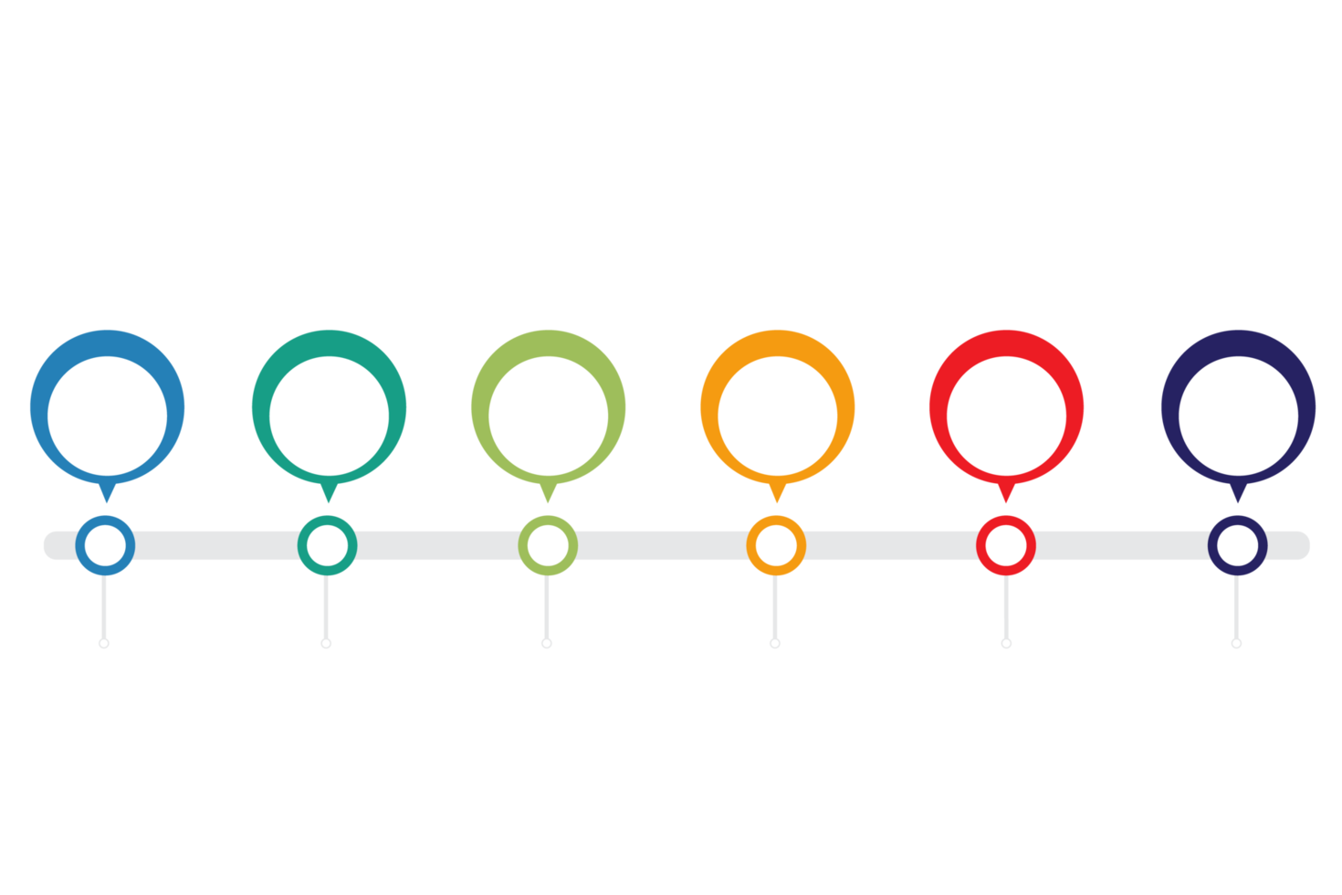 Infografica attività commerciale modello opzioni icona oggetto png