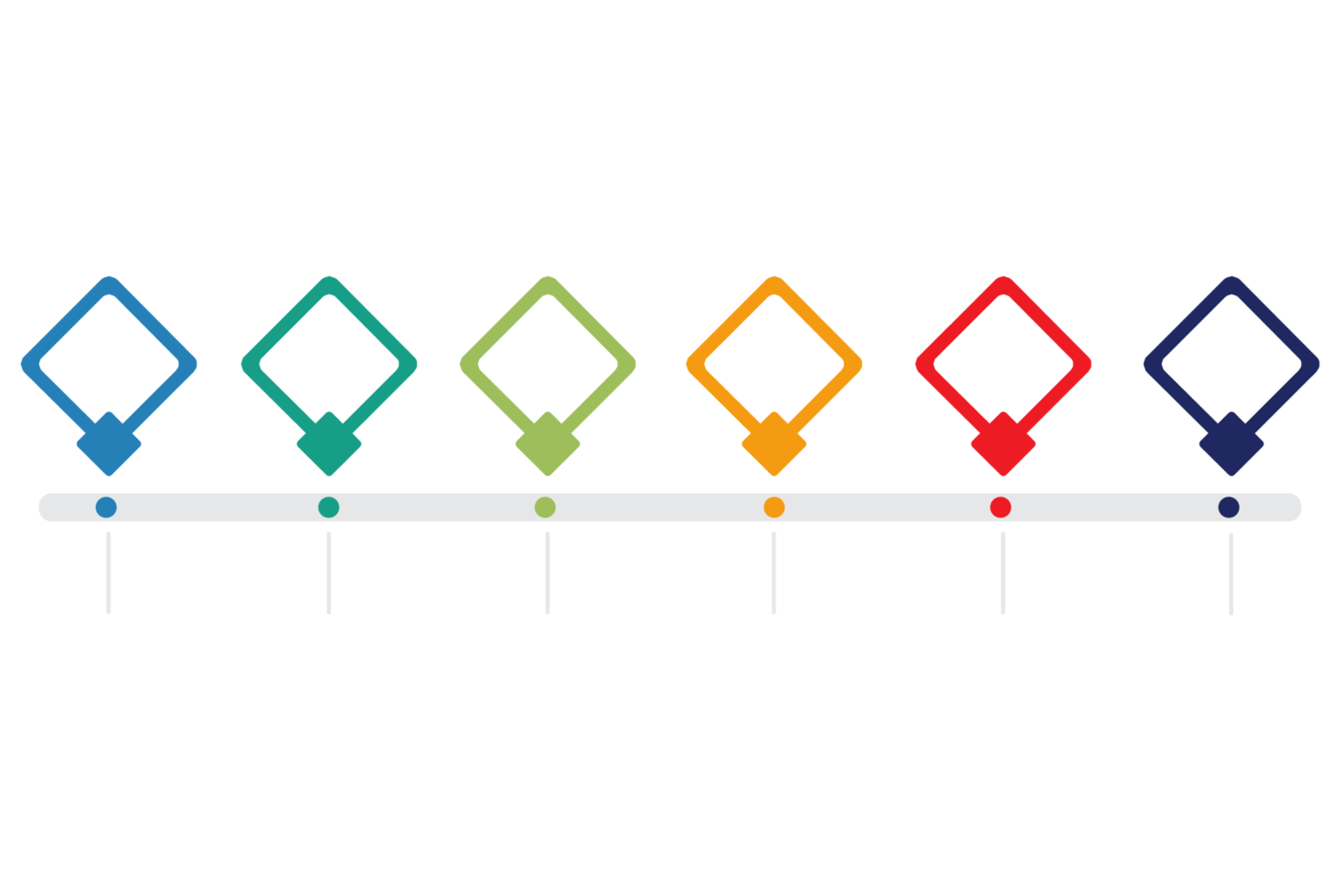 Infografica attività commerciale modello opzioni icona oggetto png