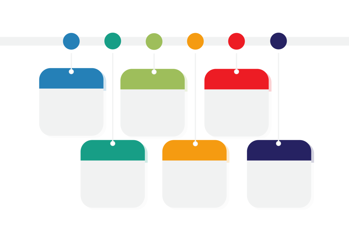 Infografica attività commerciale modello opzioni icona oggetto png