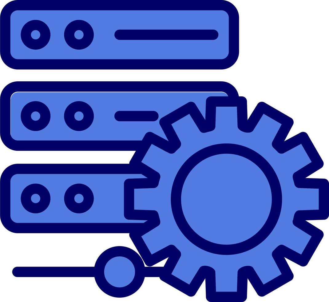 base de datos gestión vector icono