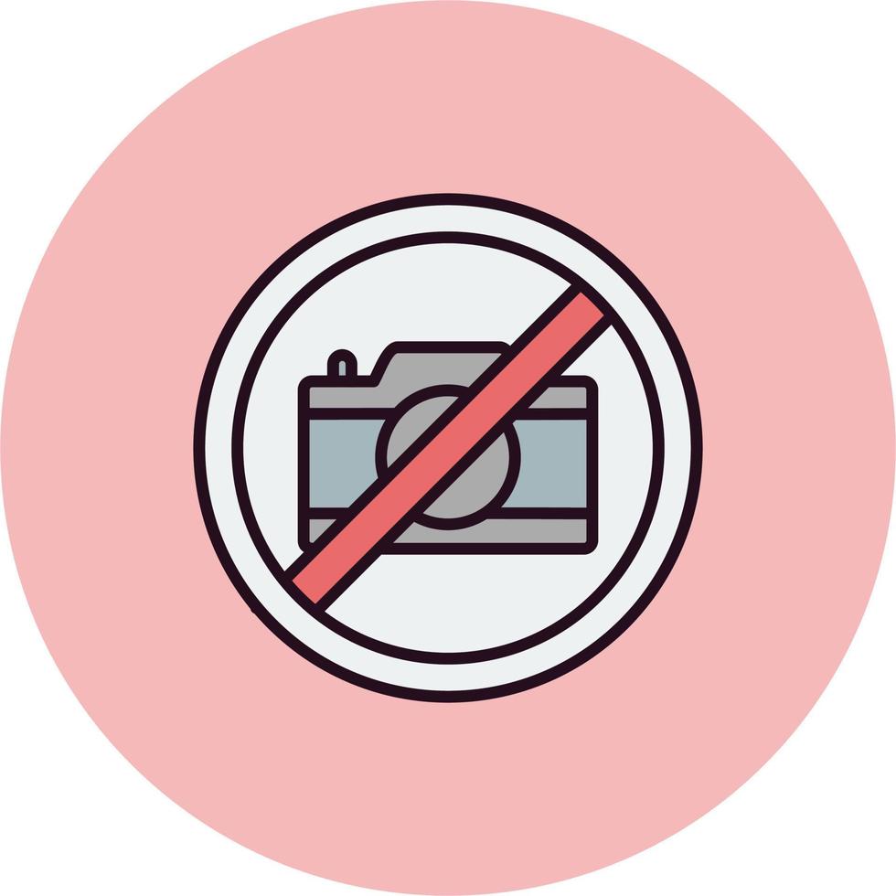 No camera Vector Icon