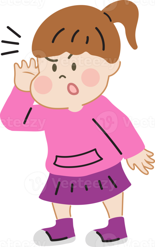 Cute Kid Cartoon Listening Character Doodle Hand Drawn Design For spotify-2025-wrapped-esfandiar-mackenzie