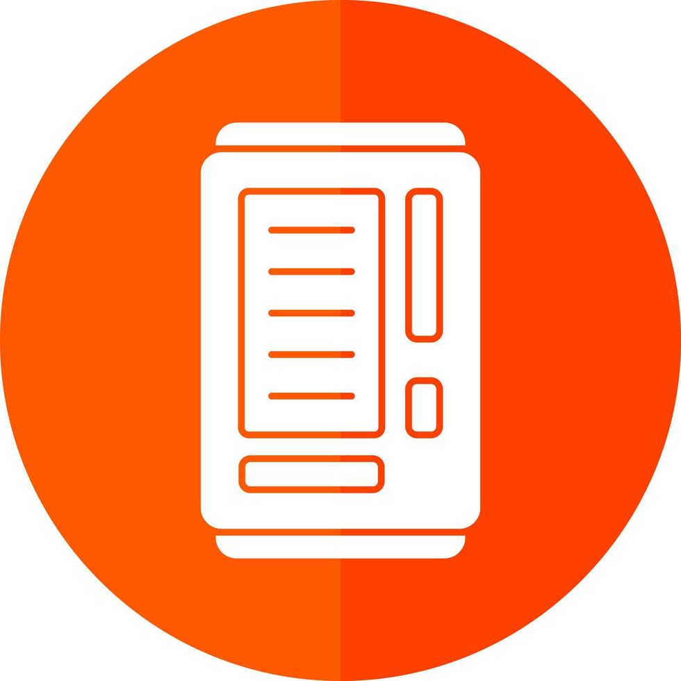 Vending Machine Vector Icon Design